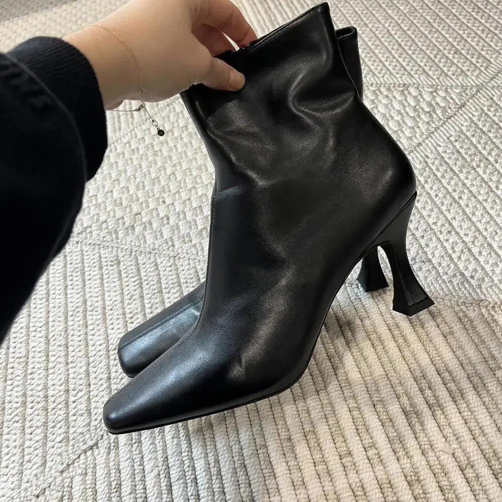 Jeffrey Campbell Tardy Ankle Boot in Black